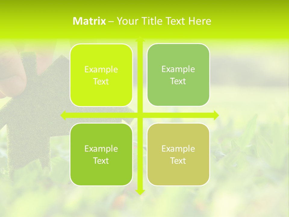 Environment Grass Abstract PowerPoint Template