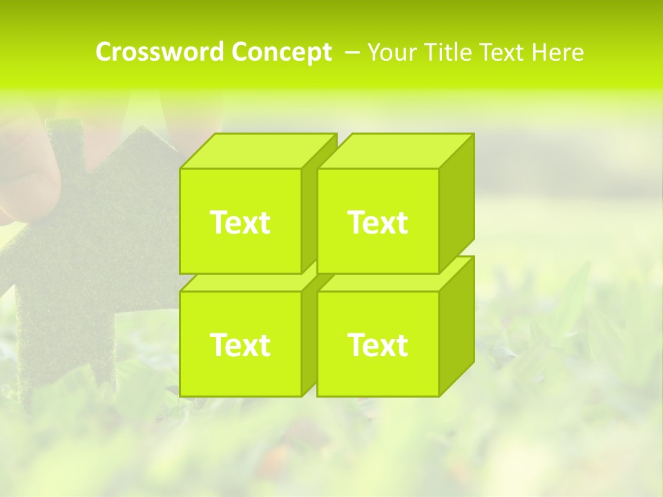 Environment Grass Abstract PowerPoint Template