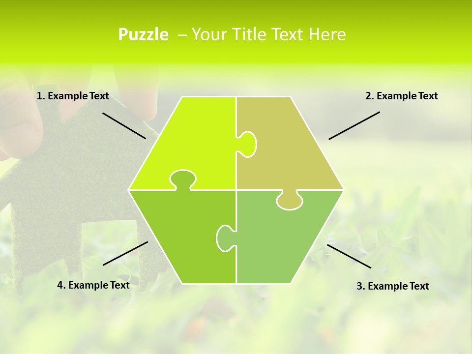 Environment Grass Abstract PowerPoint Template