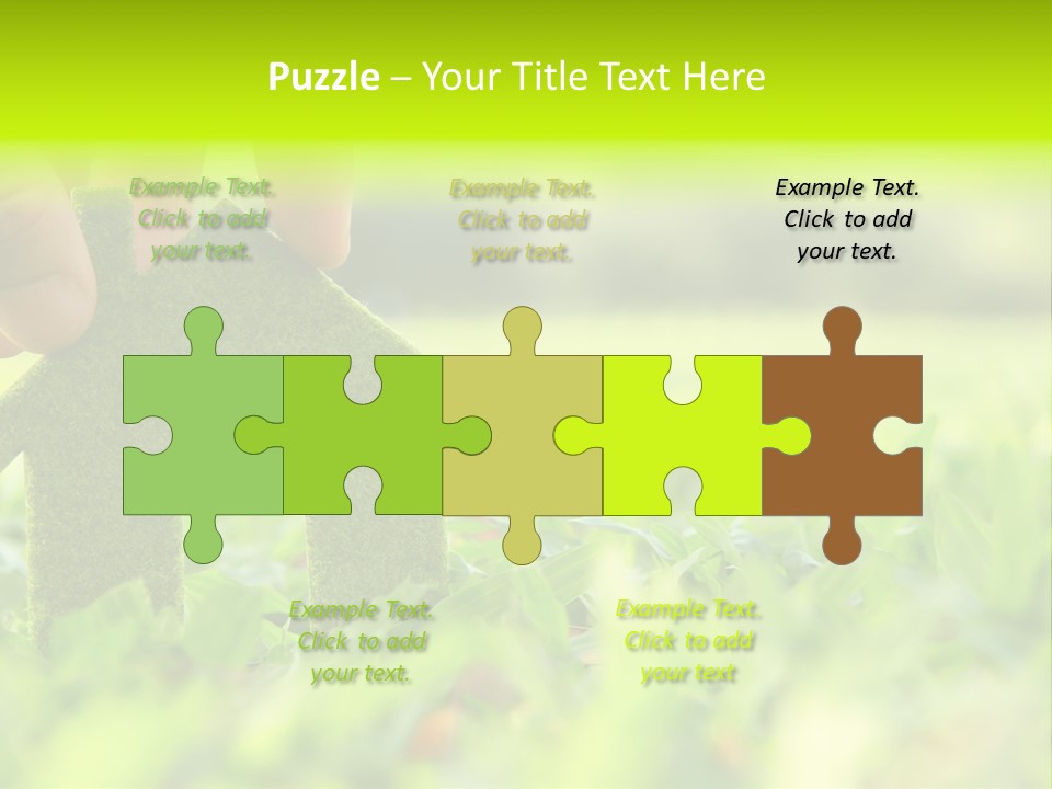 Environment Grass Abstract PowerPoint Template