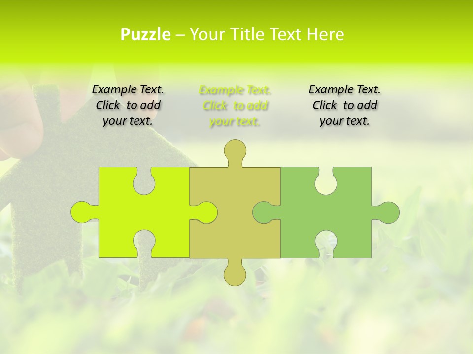 Environment Grass Abstract PowerPoint Template