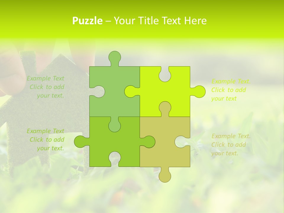 Environment Grass Abstract PowerPoint Template