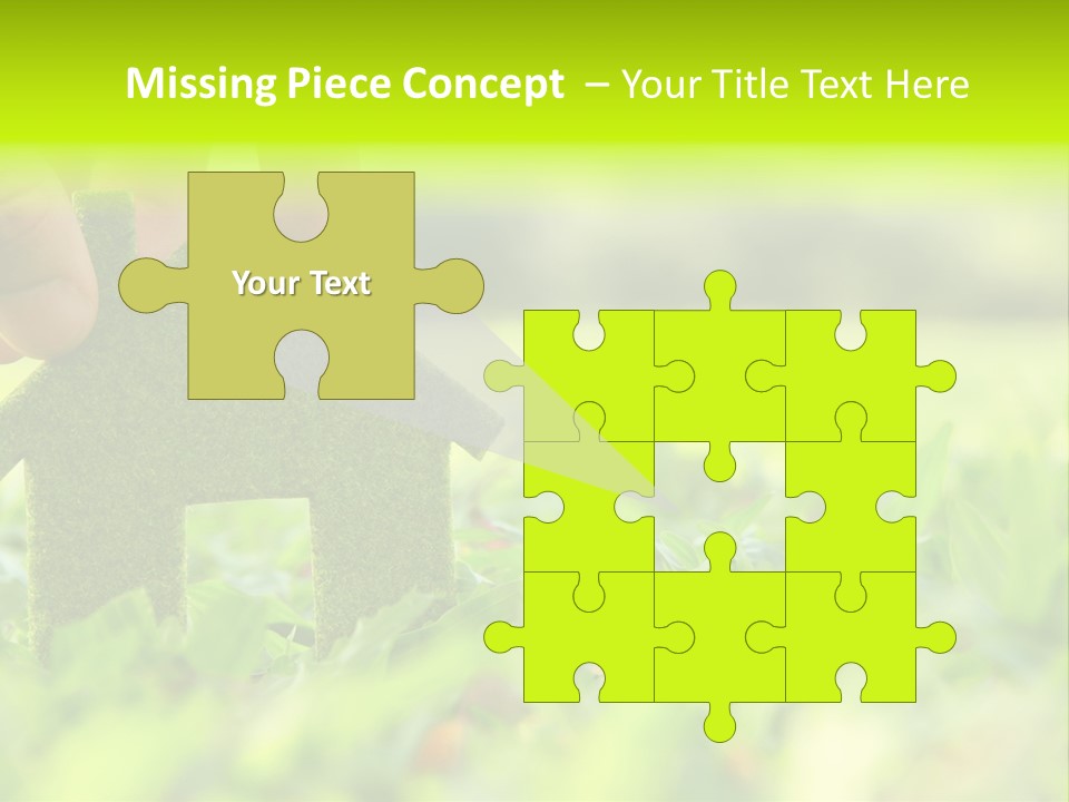 Environment Grass Abstract PowerPoint Template