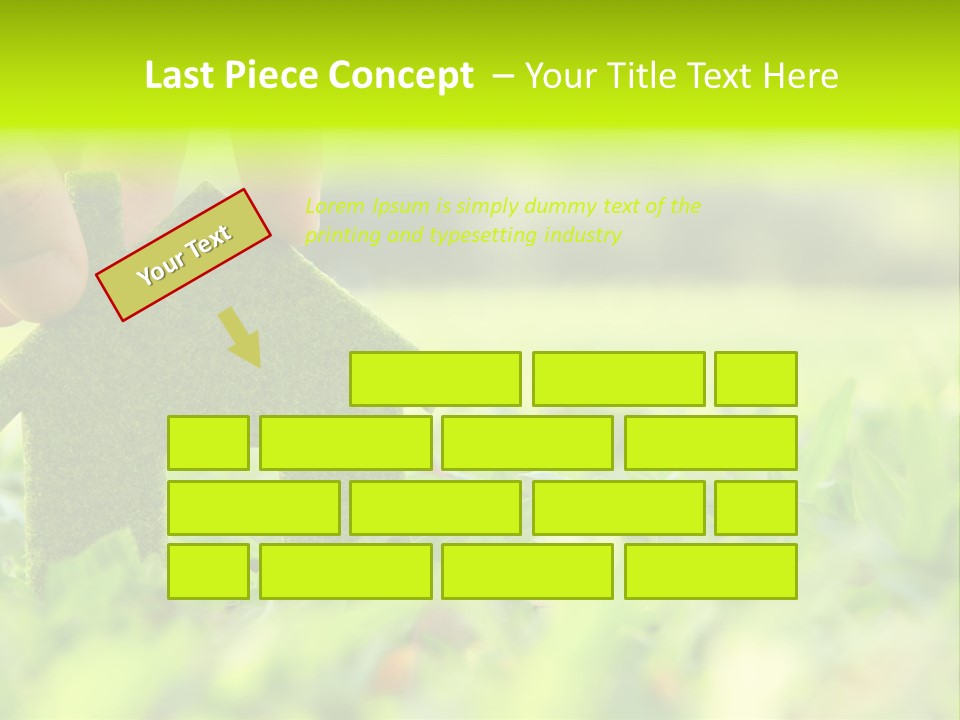 Environment Grass Abstract PowerPoint Template
