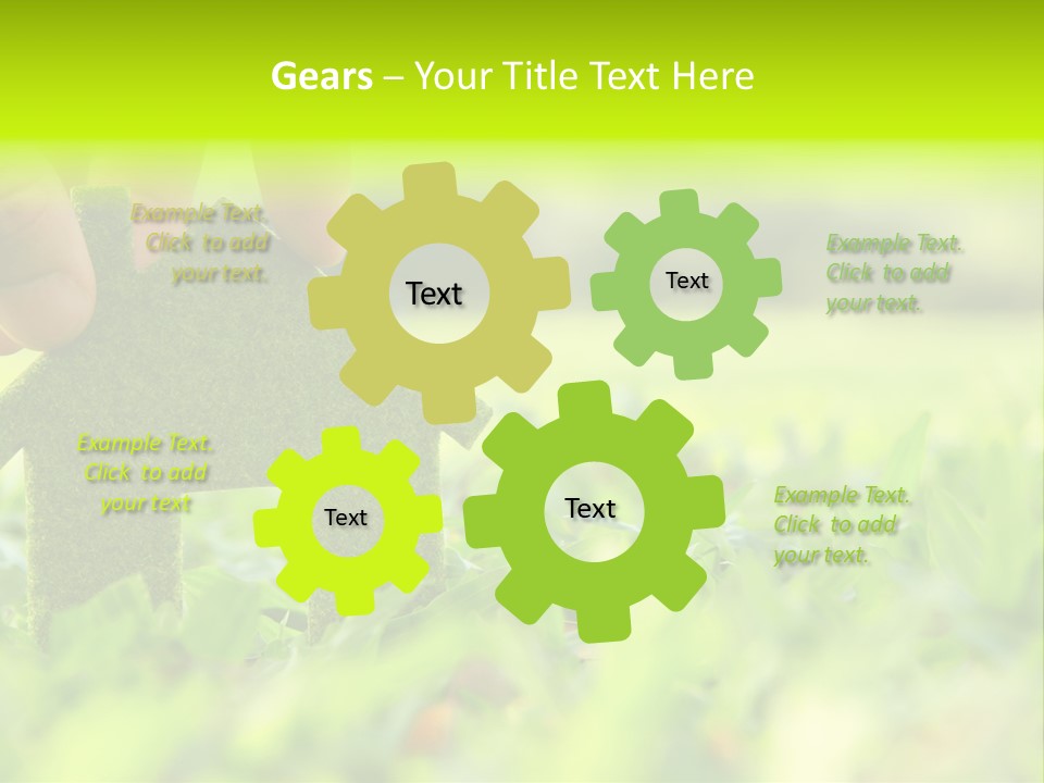 Environment Grass Abstract PowerPoint Template