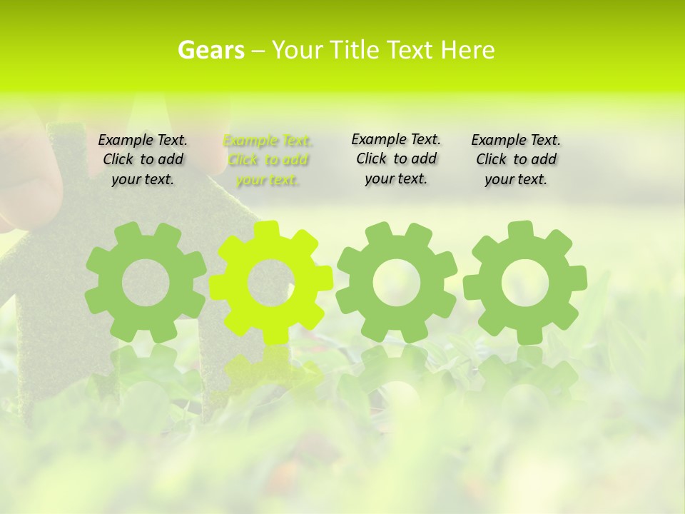 Environment Grass Abstract PowerPoint Template