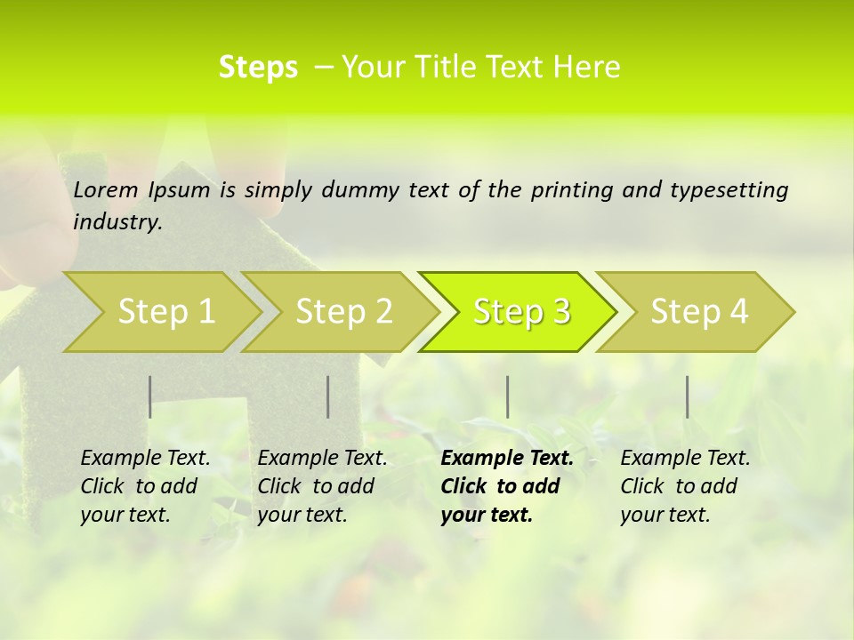 Environment Grass Abstract PowerPoint Template