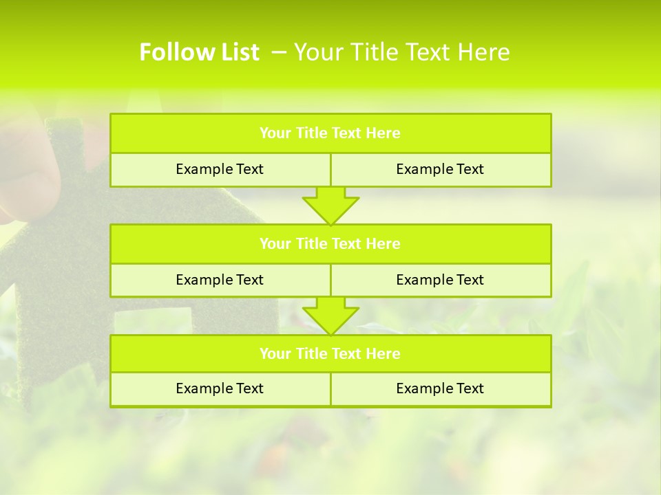 Environment Grass Abstract PowerPoint Template
