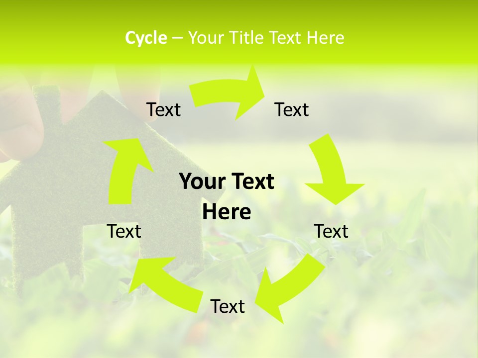 Environment Grass Abstract PowerPoint Template