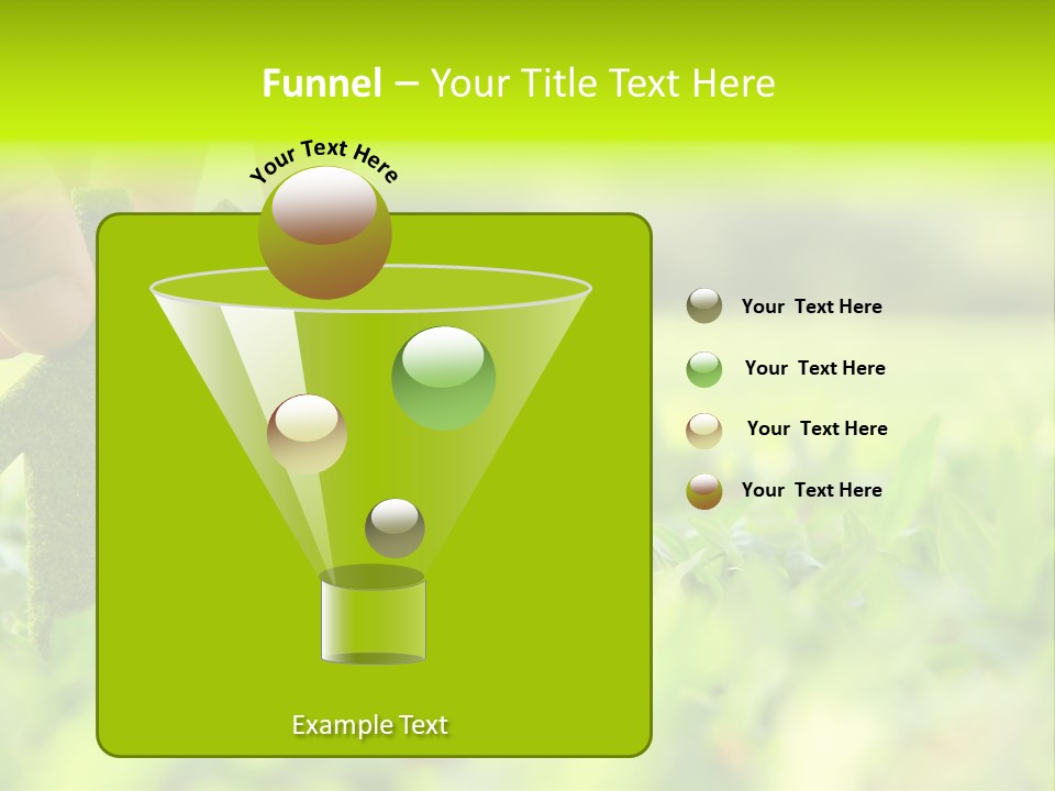 Environment Grass Abstract PowerPoint Template