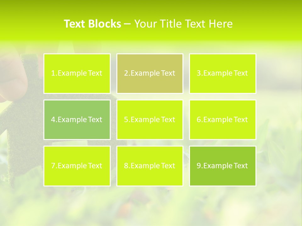 Environment Grass Abstract PowerPoint Template