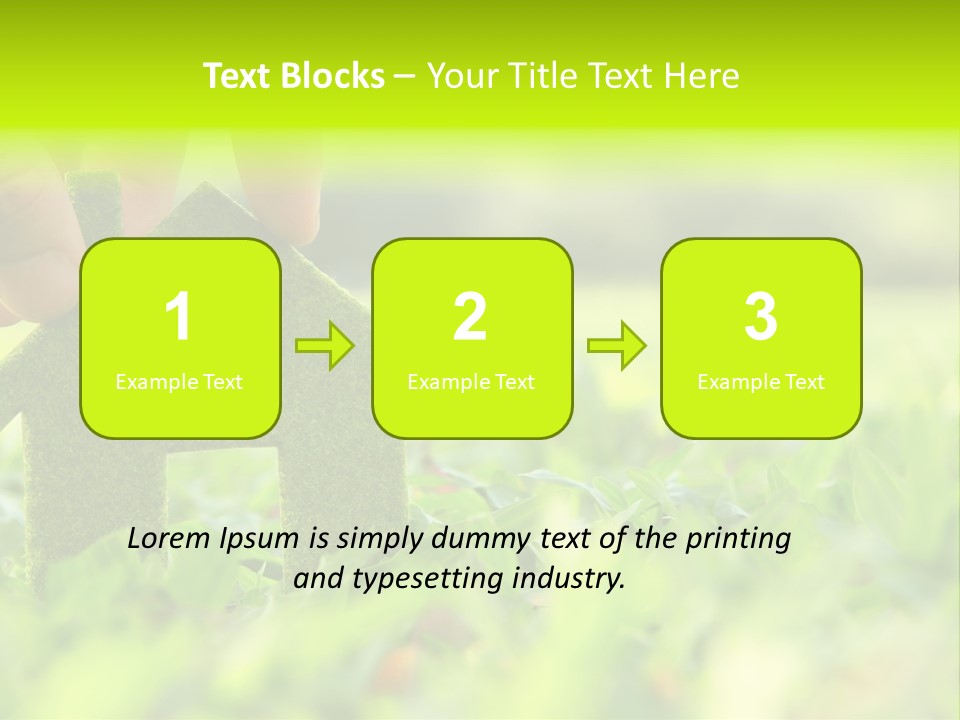 Environment Grass Abstract PowerPoint Template