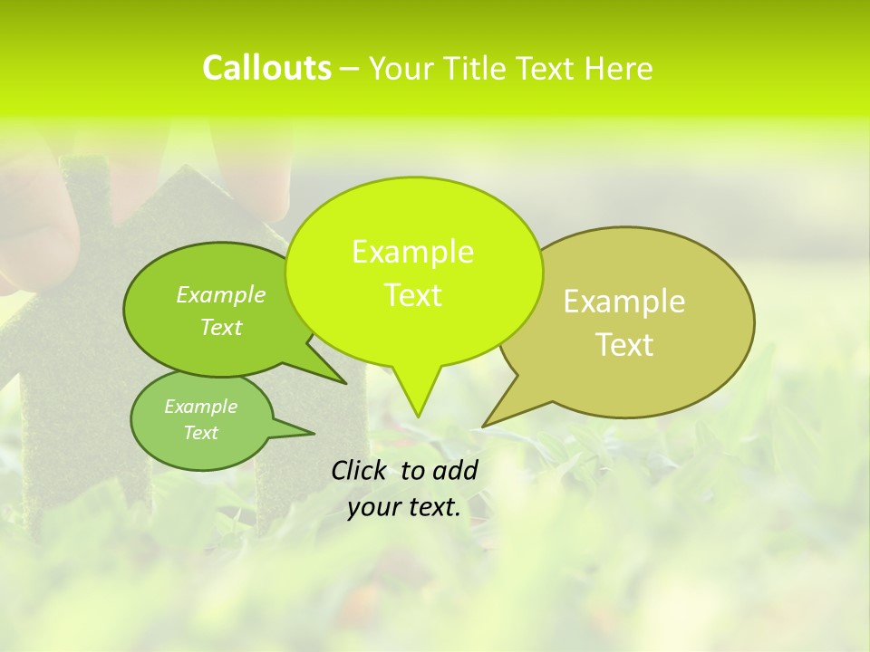 Environment Grass Abstract PowerPoint Template