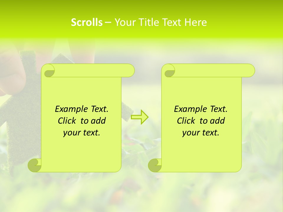 Environment Grass Abstract PowerPoint Template