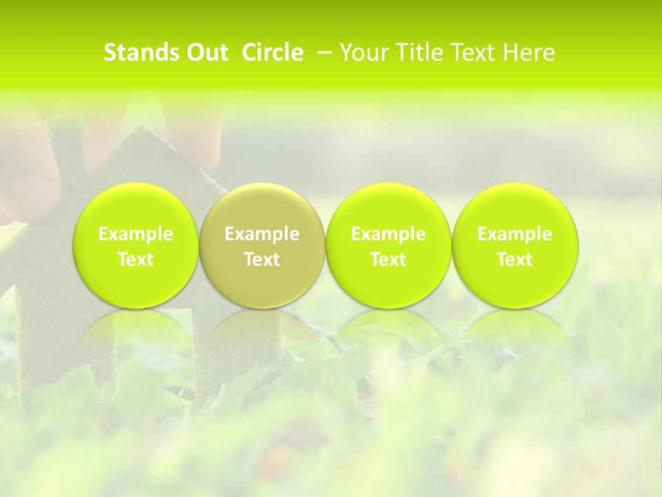 Environment Grass Abstract PowerPoint Template