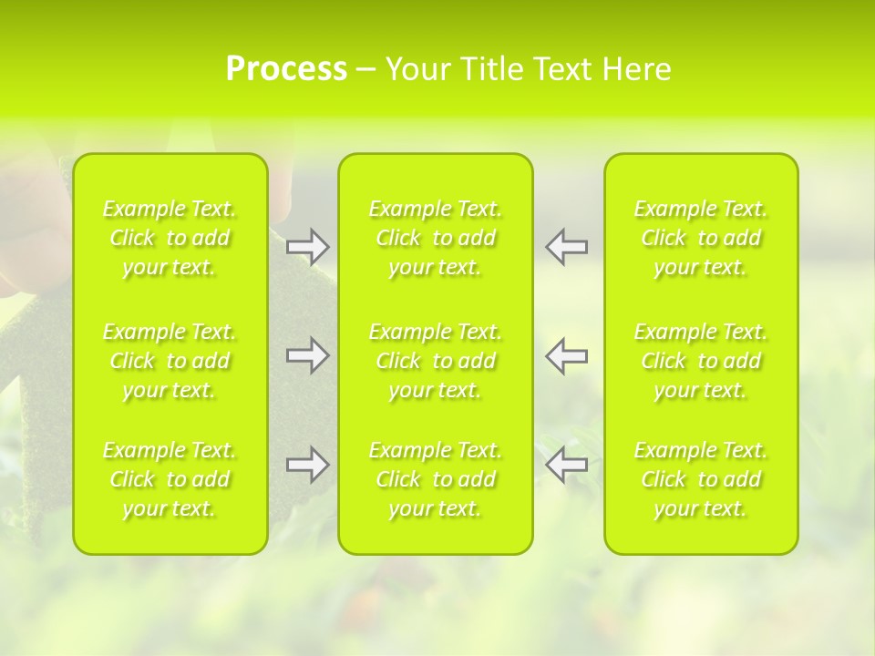 Environment Grass Abstract PowerPoint Template