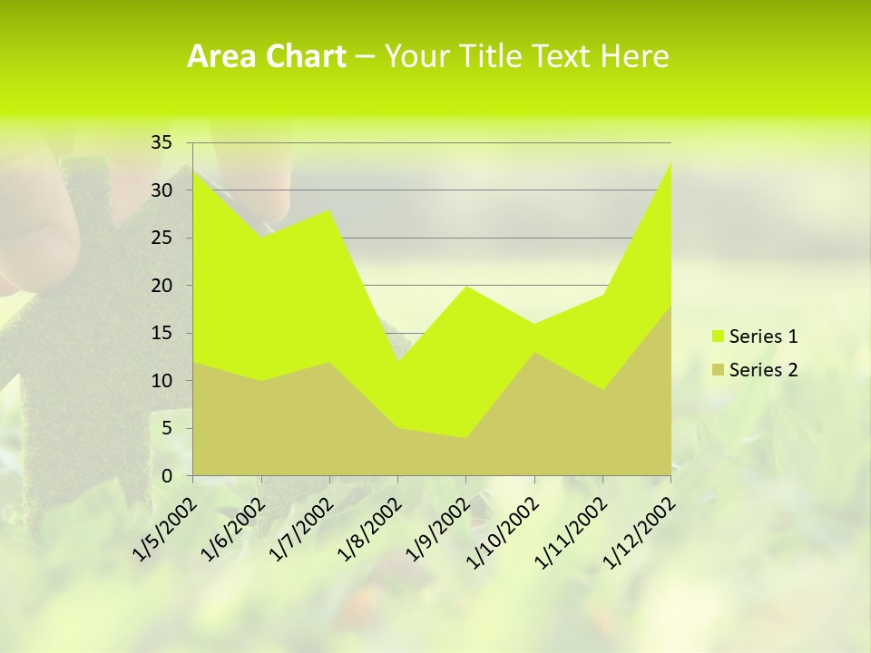 Environment Grass Abstract PowerPoint Template