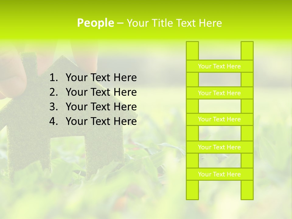 Environment Grass Abstract PowerPoint Template