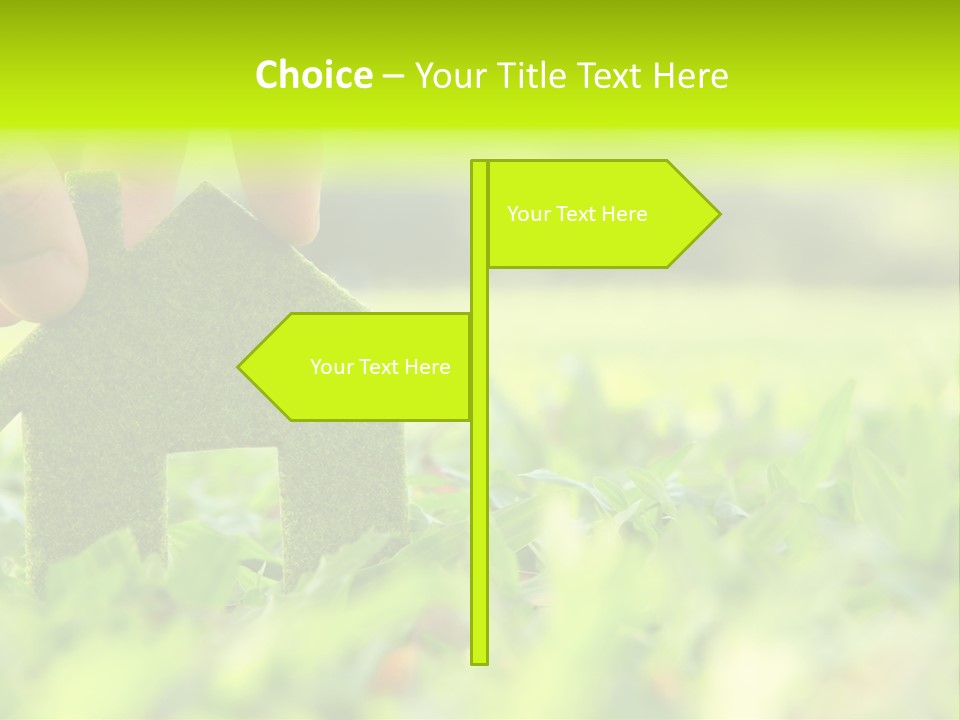 Environment Grass Abstract PowerPoint Template