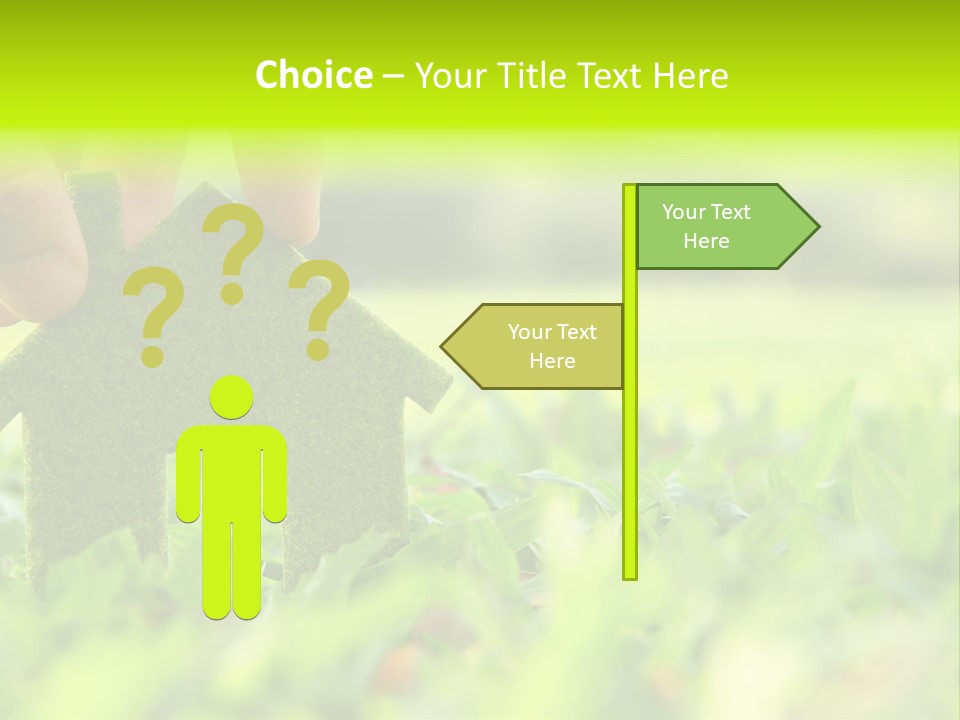 Environment Grass Abstract PowerPoint Template