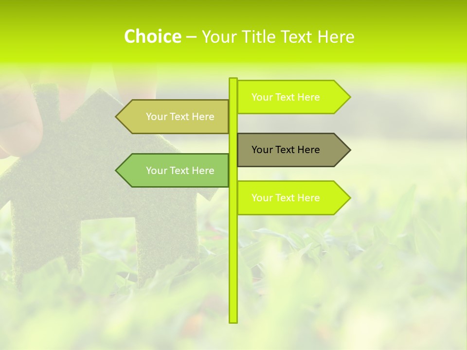 Environment Grass Abstract PowerPoint Template