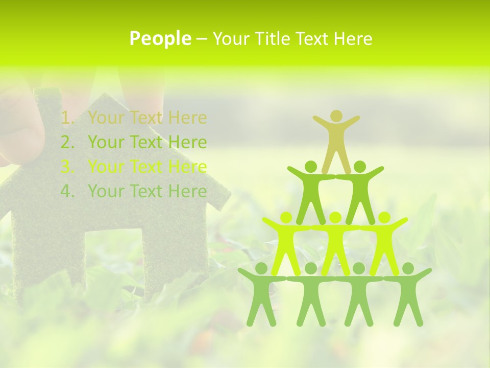 Environment Grass Abstract PowerPoint Template