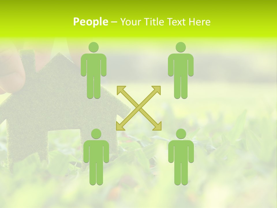 Environment Grass Abstract PowerPoint Template