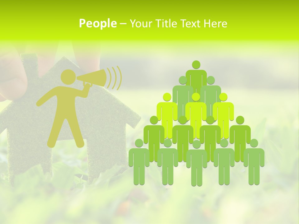 Environment Grass Abstract PowerPoint Template