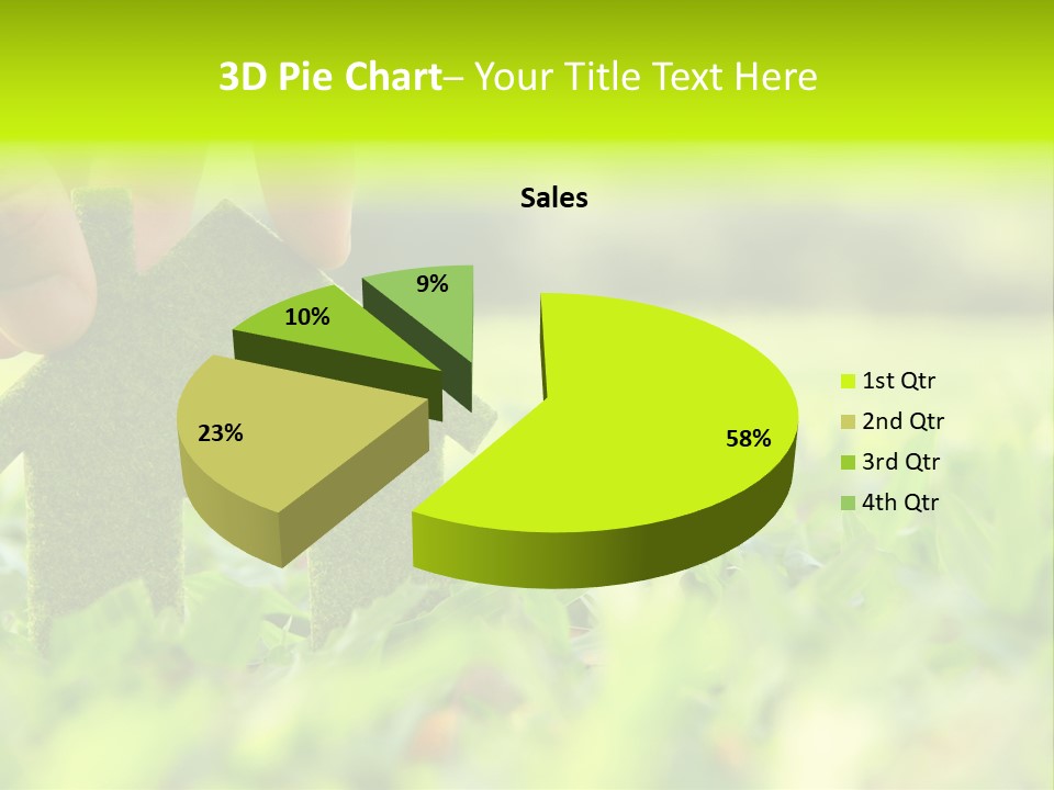 Environment Grass Abstract PowerPoint Template