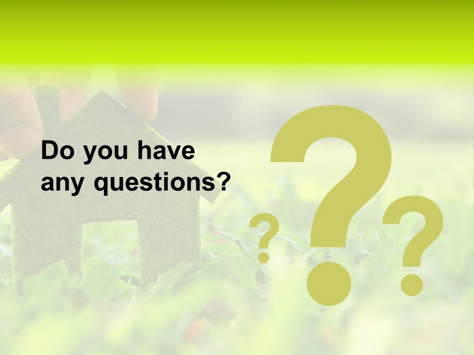 Environment Grass Abstract PowerPoint Template