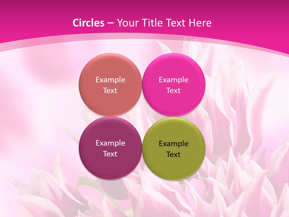 Flower Celebration Floral PowerPoint Template