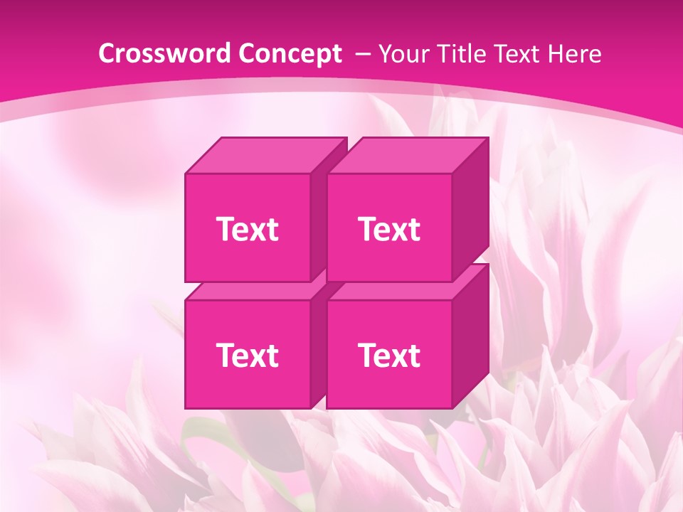 Flower Celebration Floral PowerPoint Template