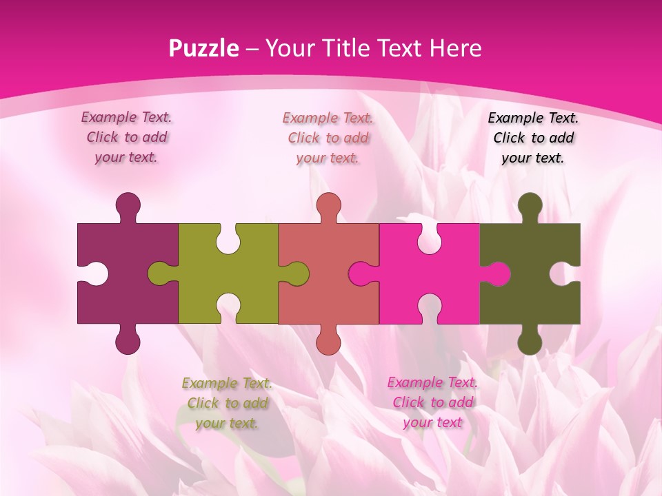 Flower Celebration Floral PowerPoint Template