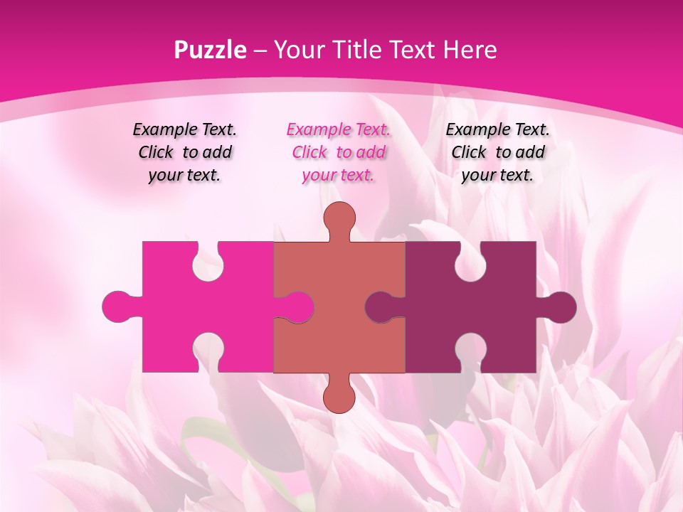 Flower Celebration Floral PowerPoint Template