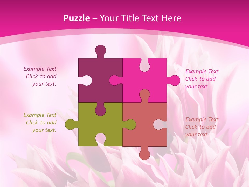 Flower Celebration Floral PowerPoint Template