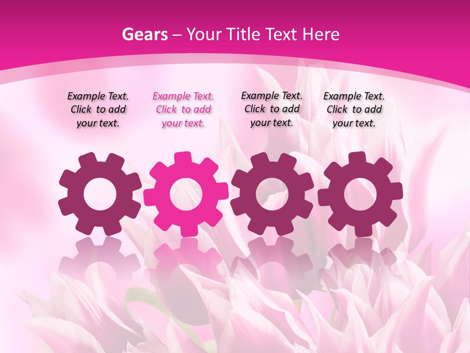 Flower Celebration Floral PowerPoint Template