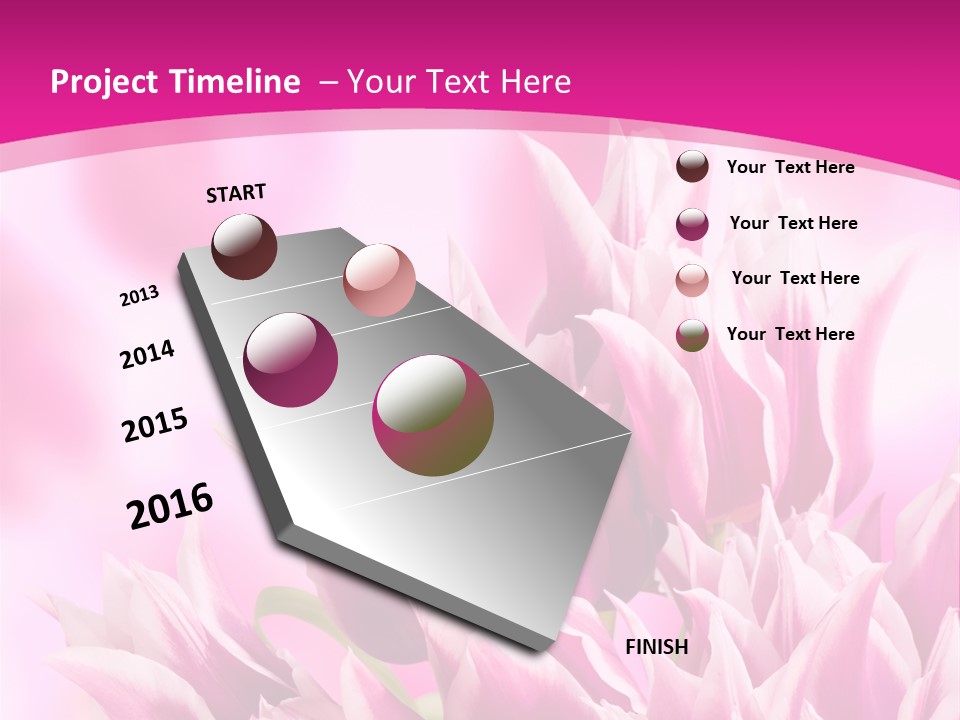 Flower Celebration Floral PowerPoint Template