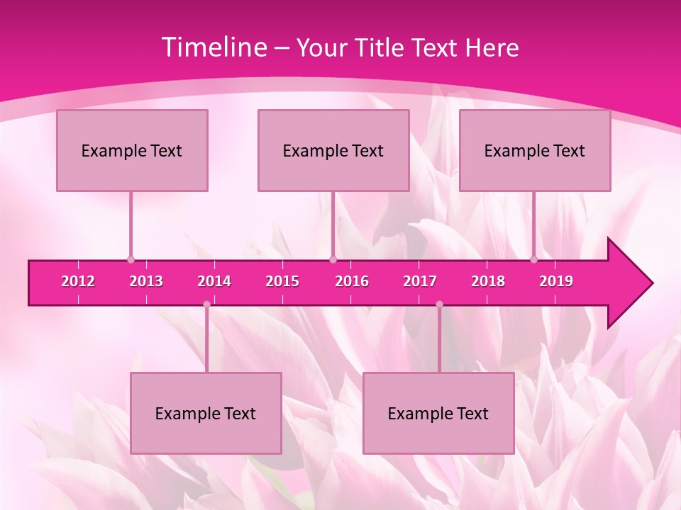 Flower Celebration Floral PowerPoint Template