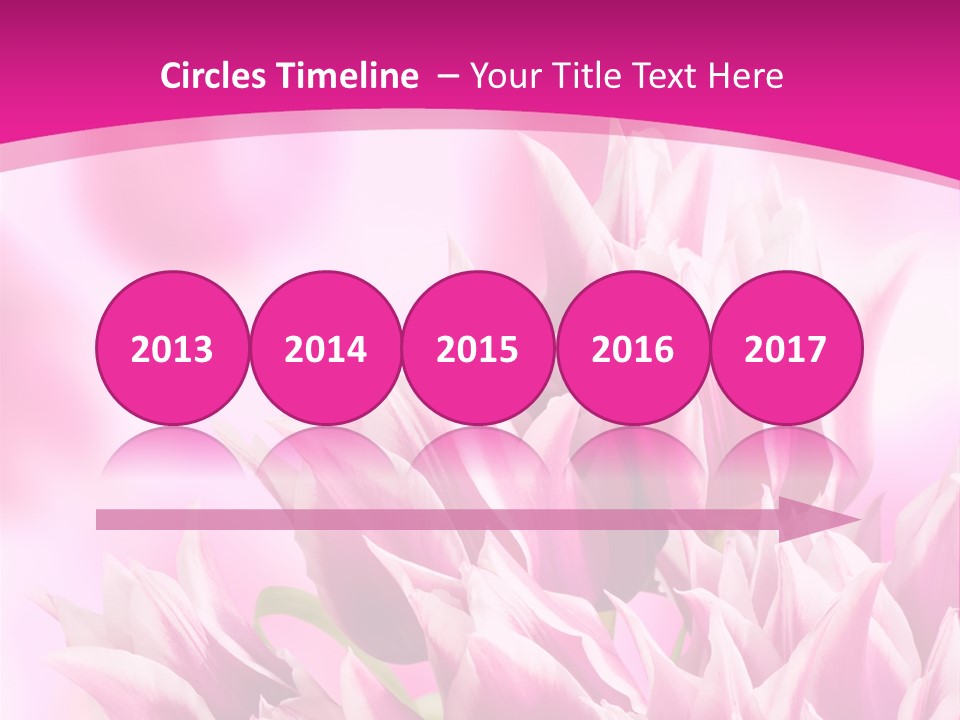 Flower Celebration Floral PowerPoint Template