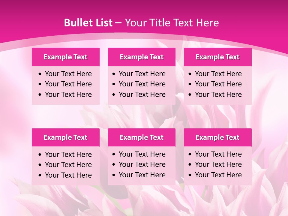 Flower Celebration Floral PowerPoint Template