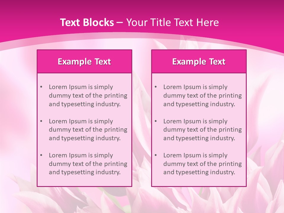 Flower Celebration Floral PowerPoint Template