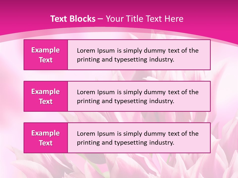 Flower Celebration Floral PowerPoint Template