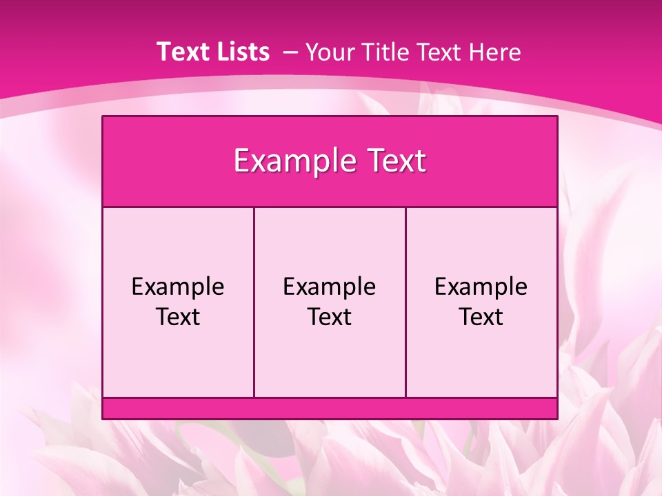 Flower Celebration Floral PowerPoint Template