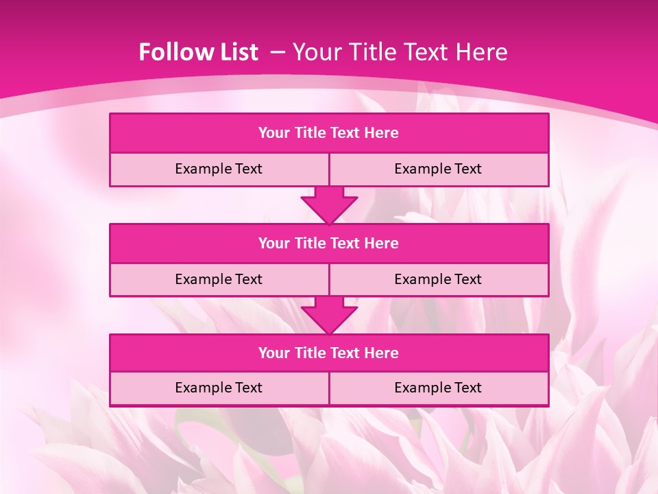 Flower Celebration Floral PowerPoint Template