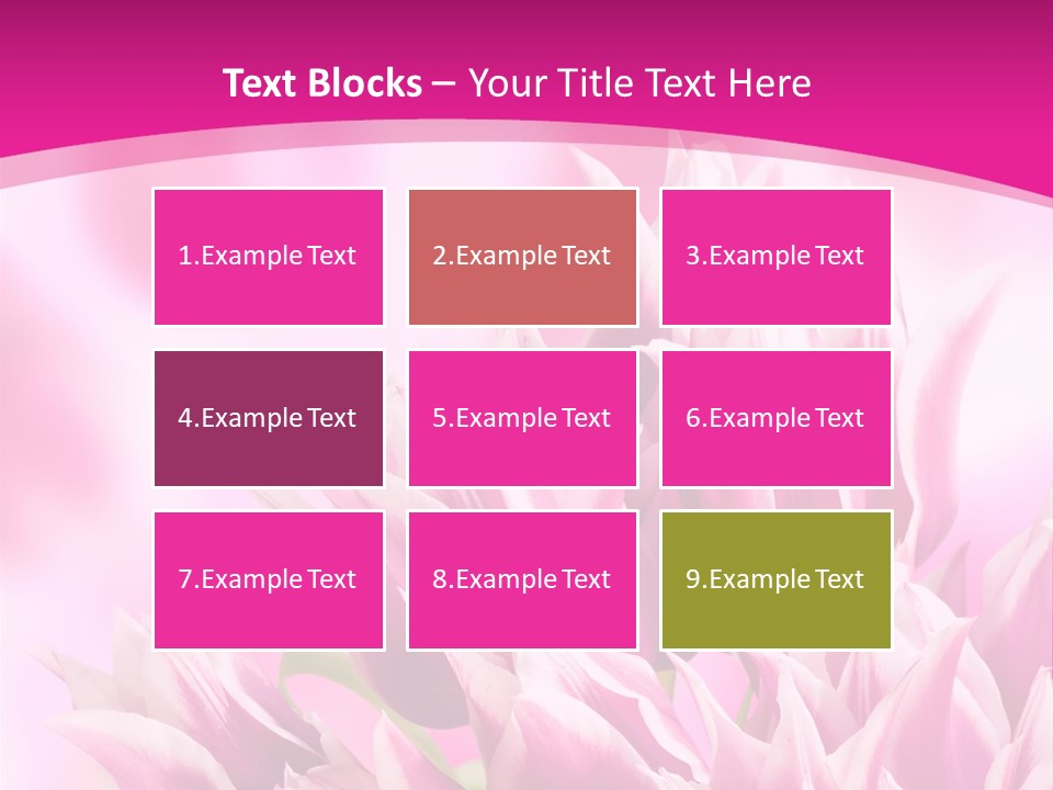 Flower Celebration Floral PowerPoint Template