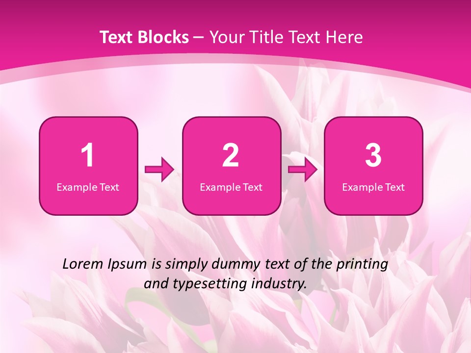 Flower Celebration Floral PowerPoint Template
