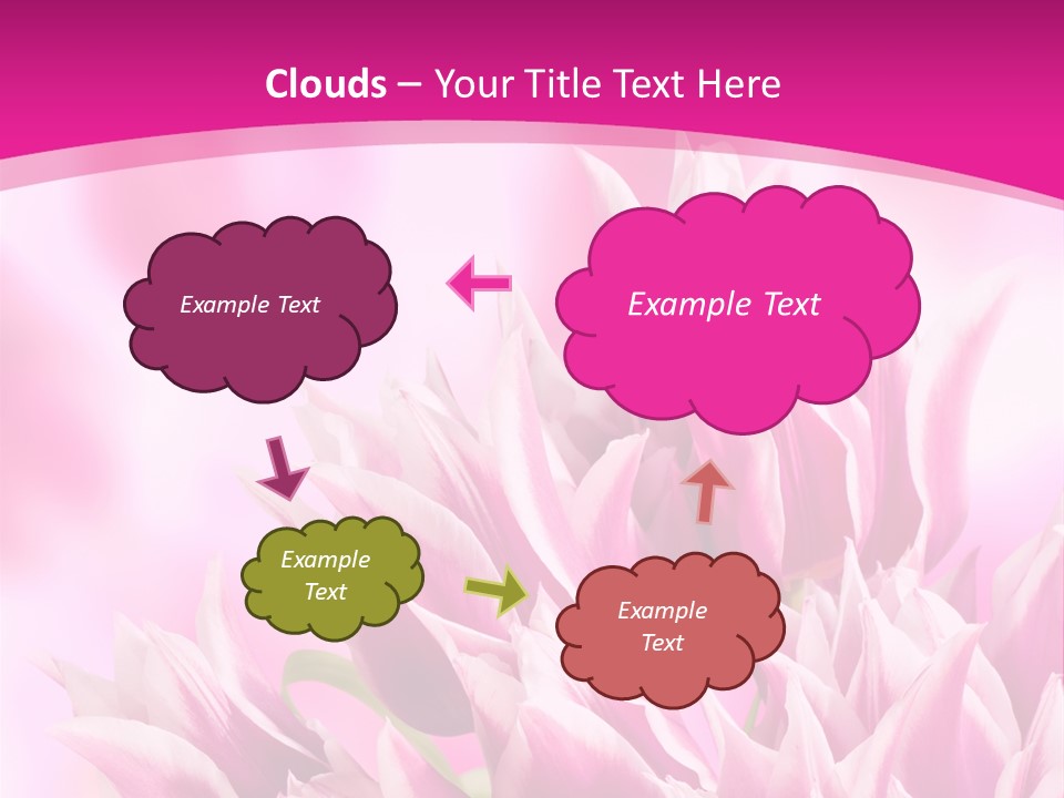 Flower Celebration Floral PowerPoint Template