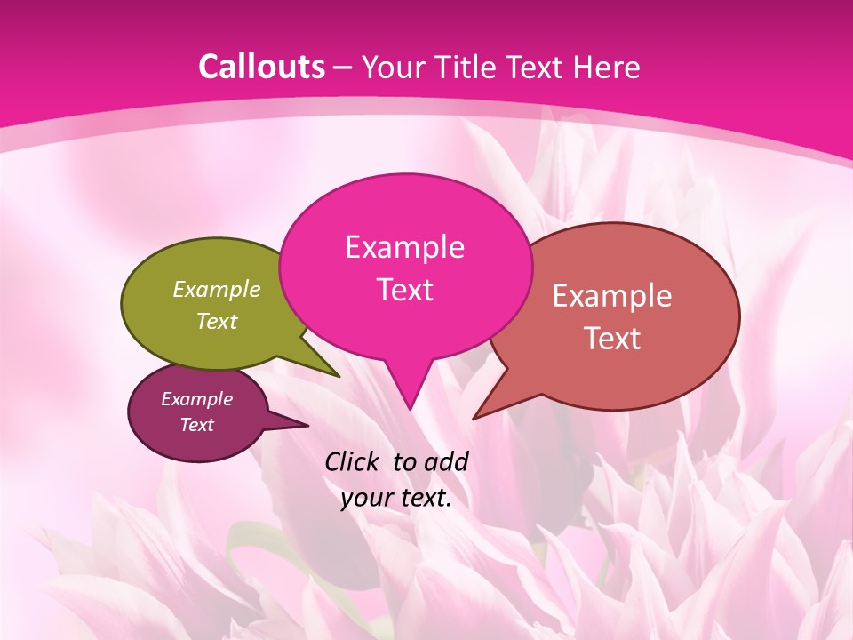 Flower Celebration Floral PowerPoint Template