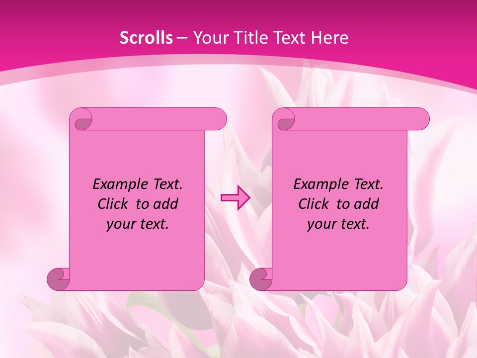 Flower Celebration Floral PowerPoint Template