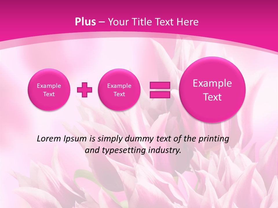 Flower Celebration Floral PowerPoint Template